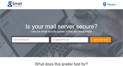 Desktop Screenshot of emailsecuritygrader.com